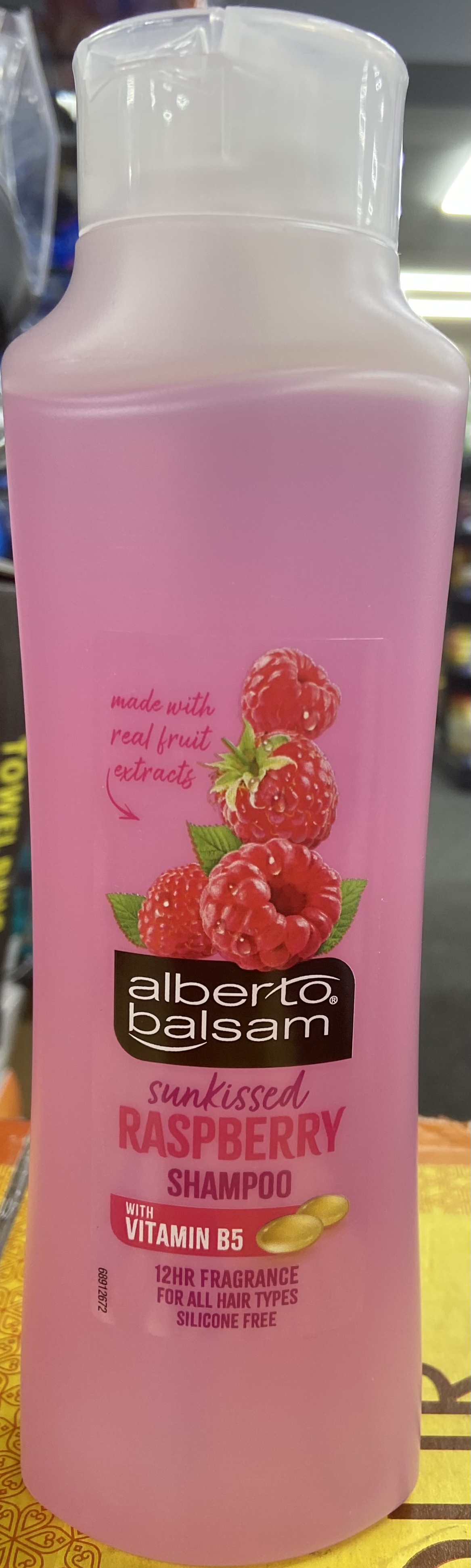 Alberto balsam sun kissed raspberry shampoo ( with vitamin b5)-350 ml