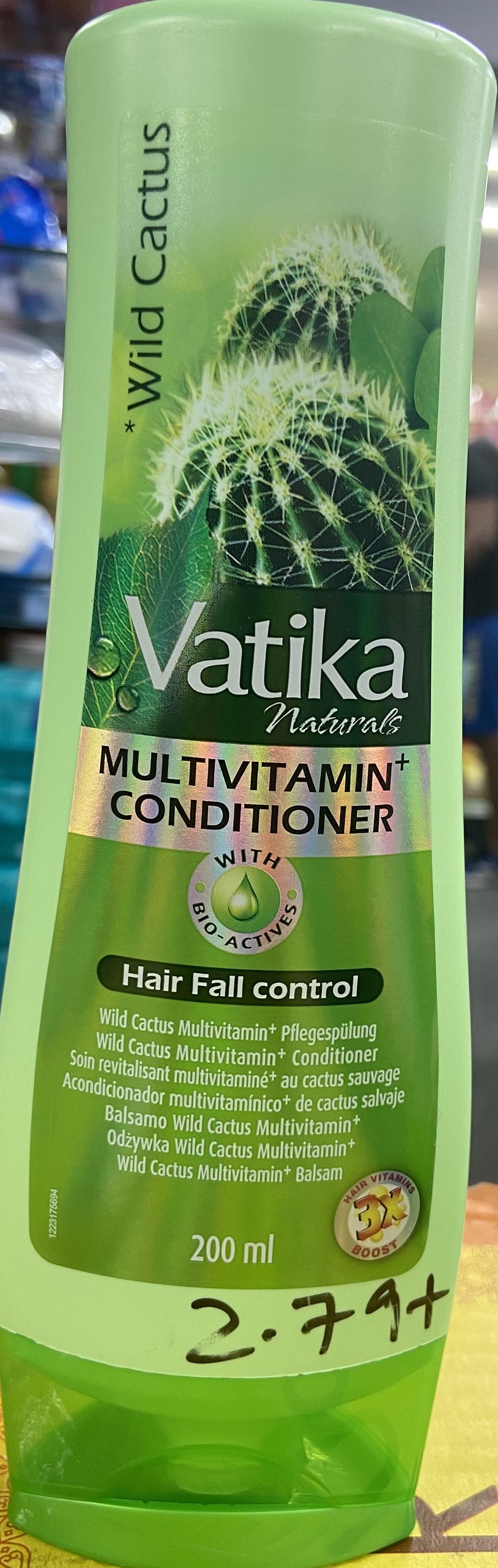Vatika naturals wild cactus conditioner ( Hair Fall control)- 200 ml