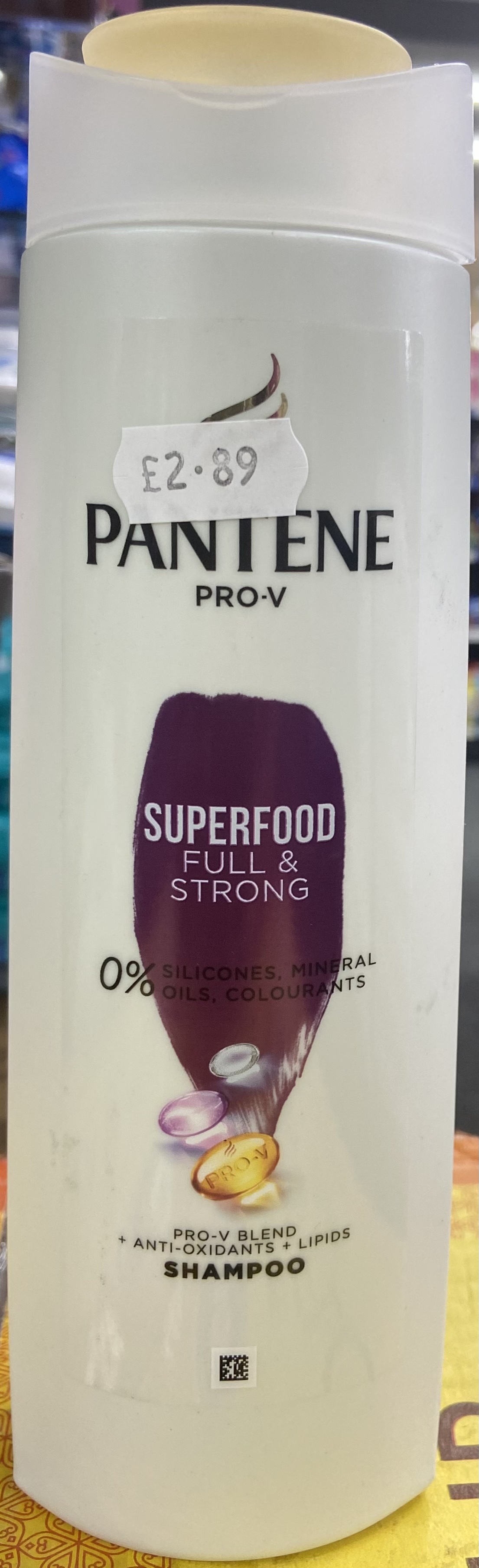 Pantene pro-v ( superfood full & strong) shampoo - 360 ml