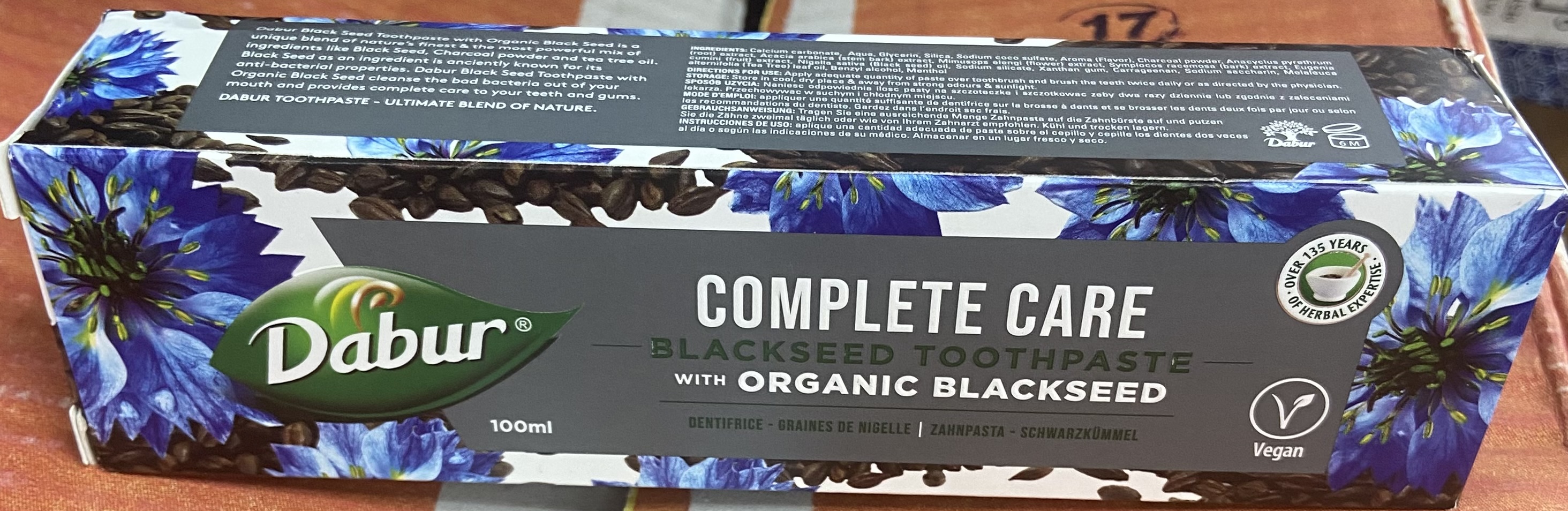Dabur complete care blackseed toothpaste - 100ml