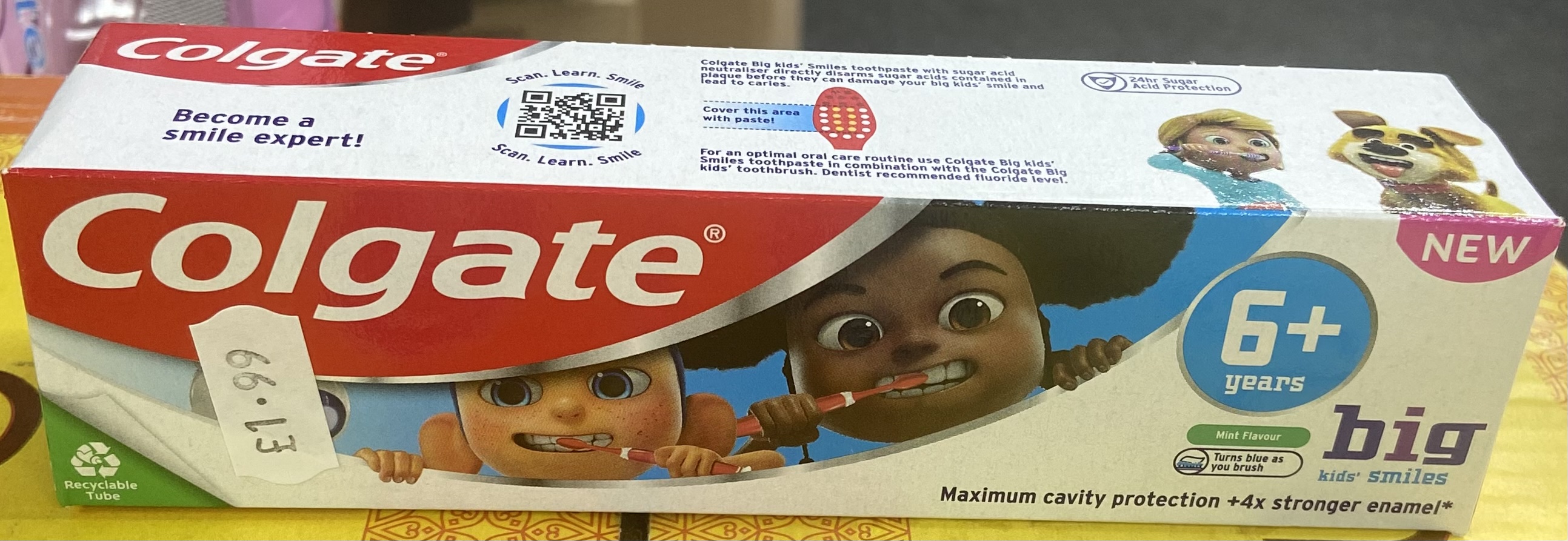 Colgate natural fruit flavour (0-2 years) -50 ml