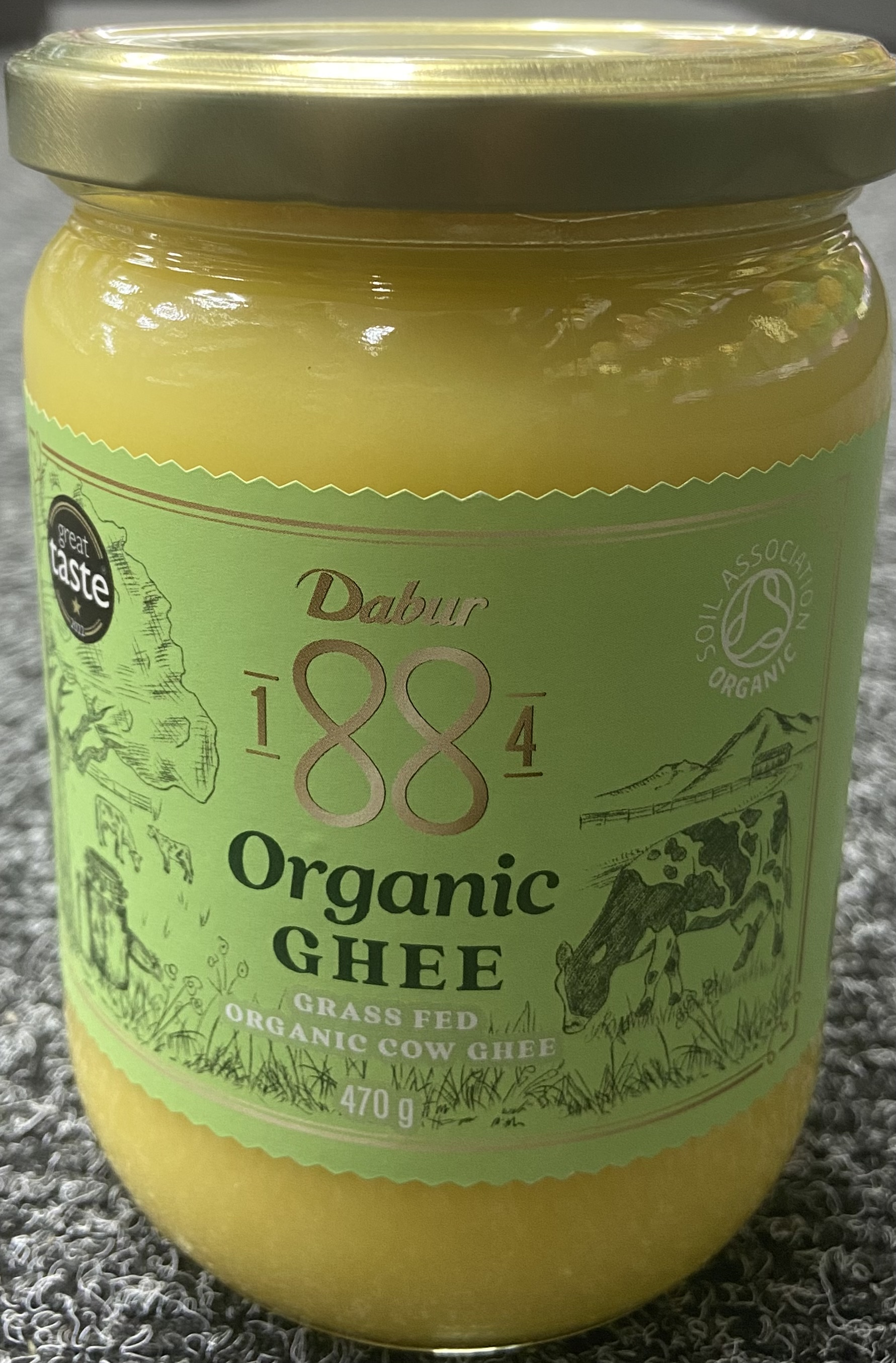 Dabur organic ghee(cow ghee) - 470G