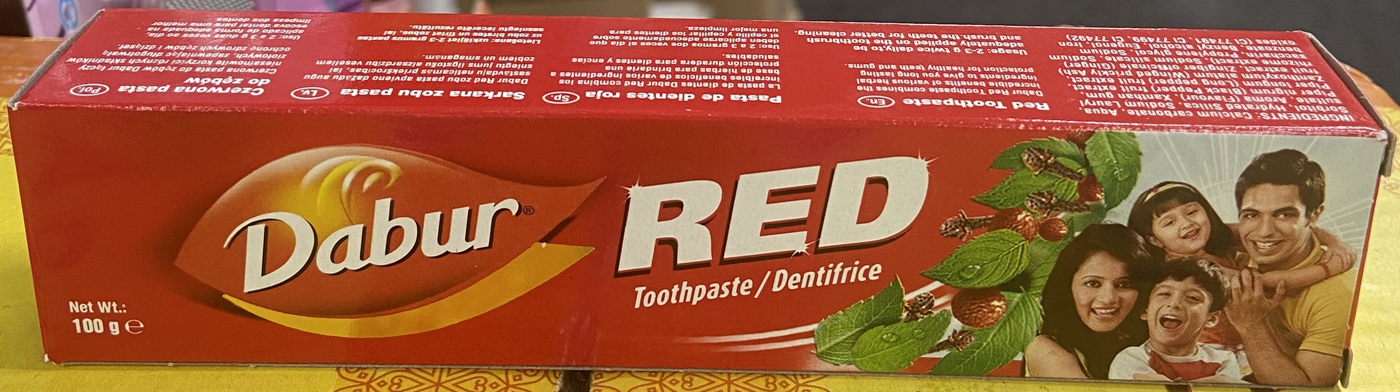 Dabur red toothpaste -100g